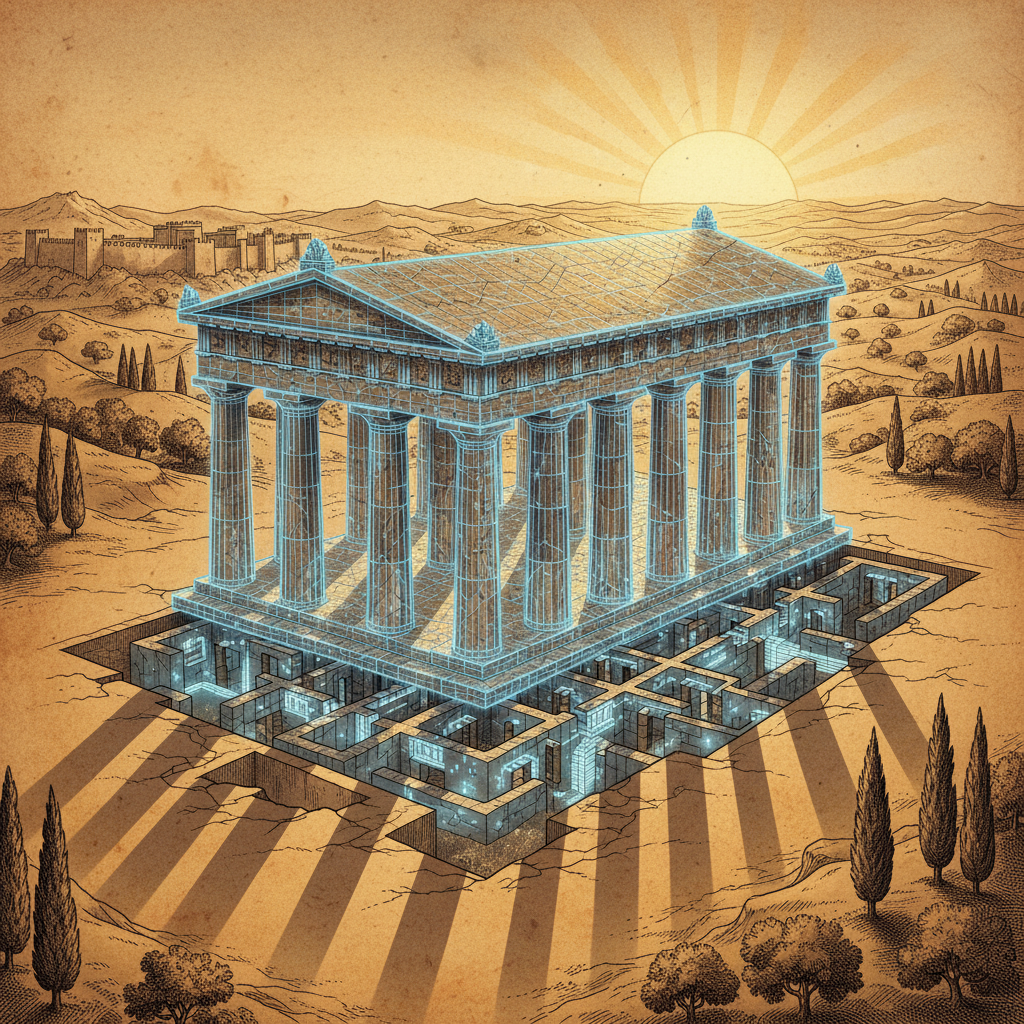 Breakthrough ‘Quantum-GPR’ Uncovers Hidden Subterranean Chambers Beneath the 2,500-Year-Old ‘Temple of Concord’ in Agrigento