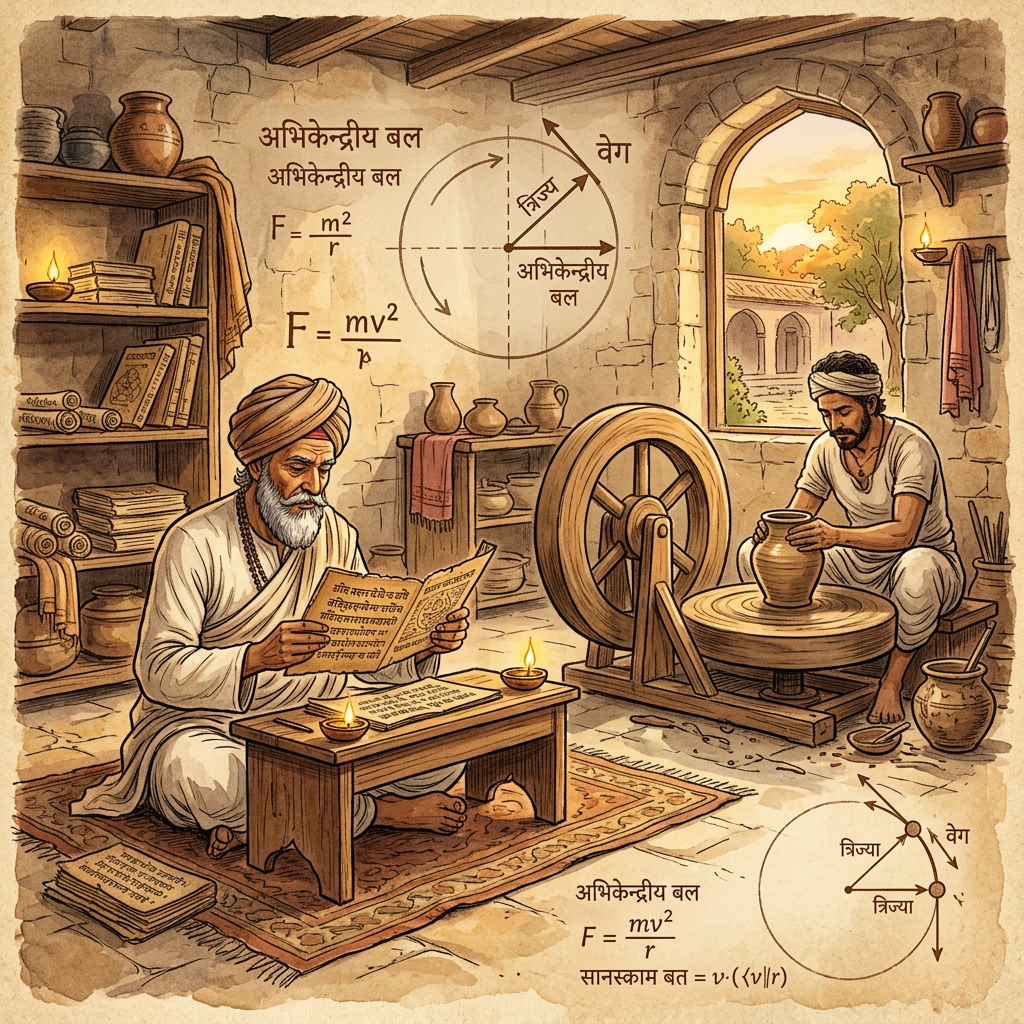 AI Analysis of 9th-Century 'Sharada' Script Fragments Unveils Lost Sanskrit Treatises on the Physics of Angular Momentum in Ancient Flywheel-Based Pottery Wheels