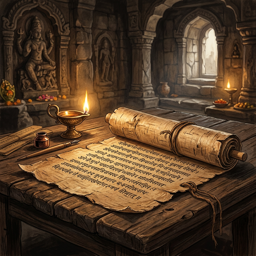 Rare 8th-Century 'Prana-Vimarsha' Scroll Found in a Remote Zanskar Monastery Explores the Metaphysics of Vital Interdependence