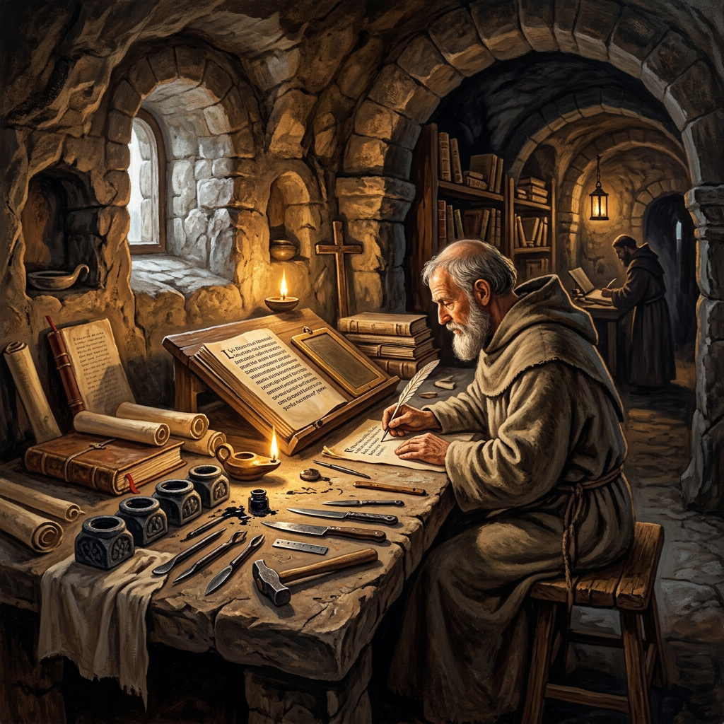 Discovery of a 1,500-Year-Old 'Byzantine Monastery' for Scribes in the Judean Wilderness with Intact Parchment-Scrapers