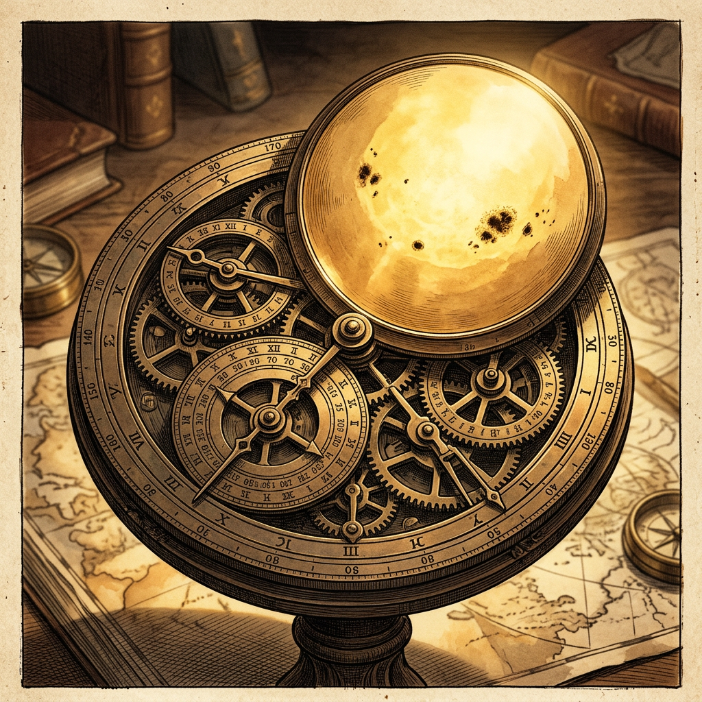 Computational Study of 11th-Century 'Siddhanta-Dipika' Manuscripts Reveals Early Sanskrit Algorithms for Modeling Non-Linear Solar Photospheric Perturbations