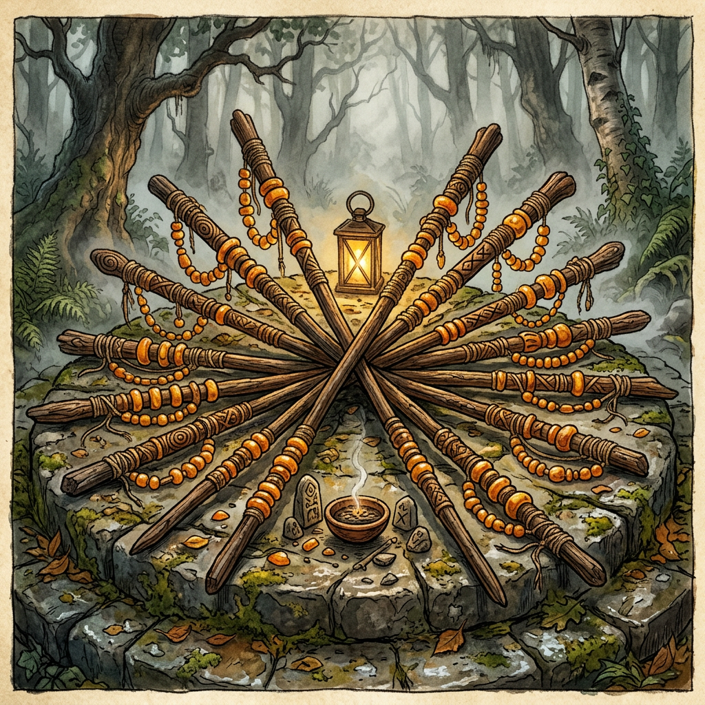 2,500-Year-Old 'Amber-Beaded' Ritual Staffs Discovered in Ancient Thrace Point to Early Origins of the 'Festival of the Sown Clouds'