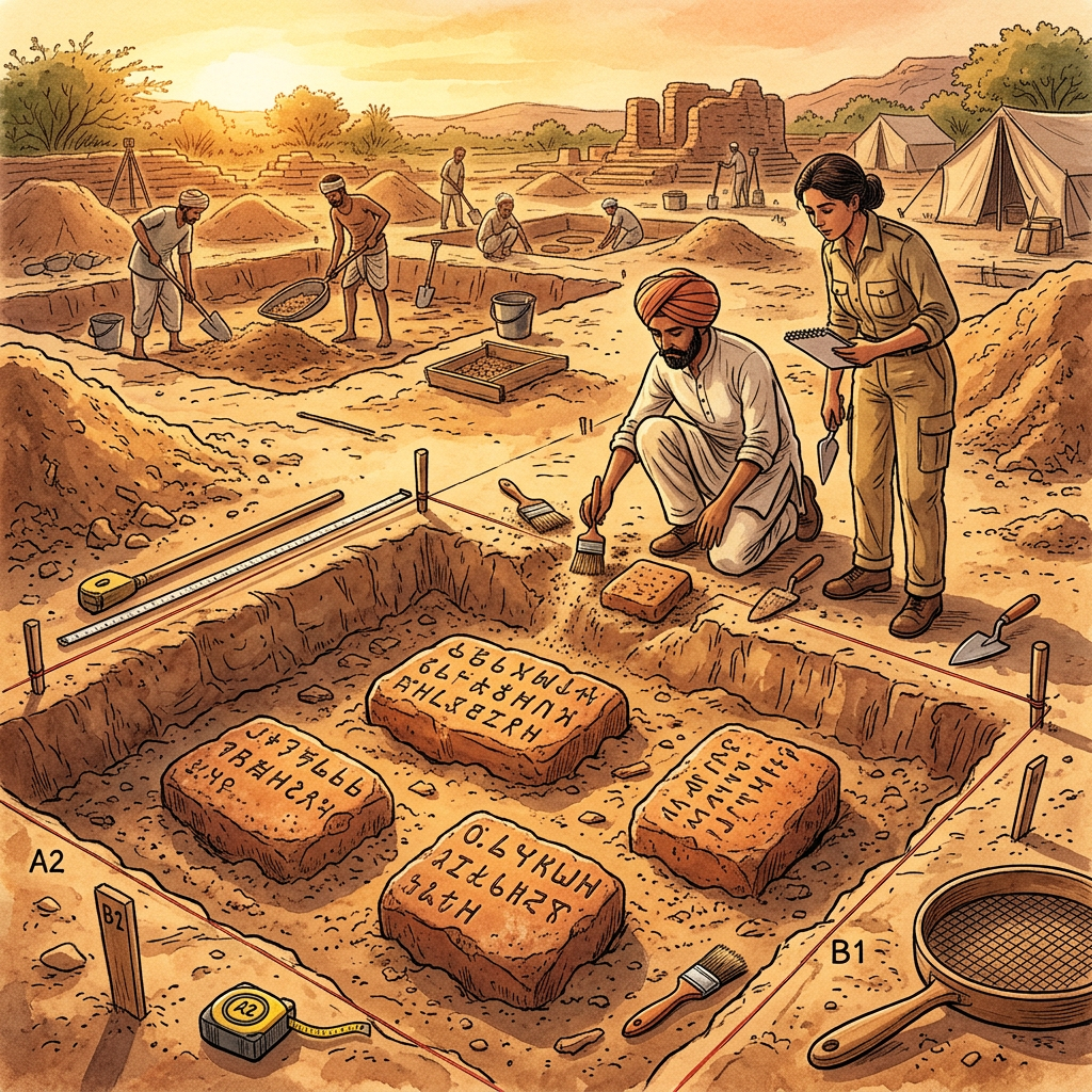 Discovery of 5th-Century BCE 'Samvit-Prana-Sutra' Tablets in the Upper Luni Basin Detailing the 'Philosophy of Conscious Vitality'