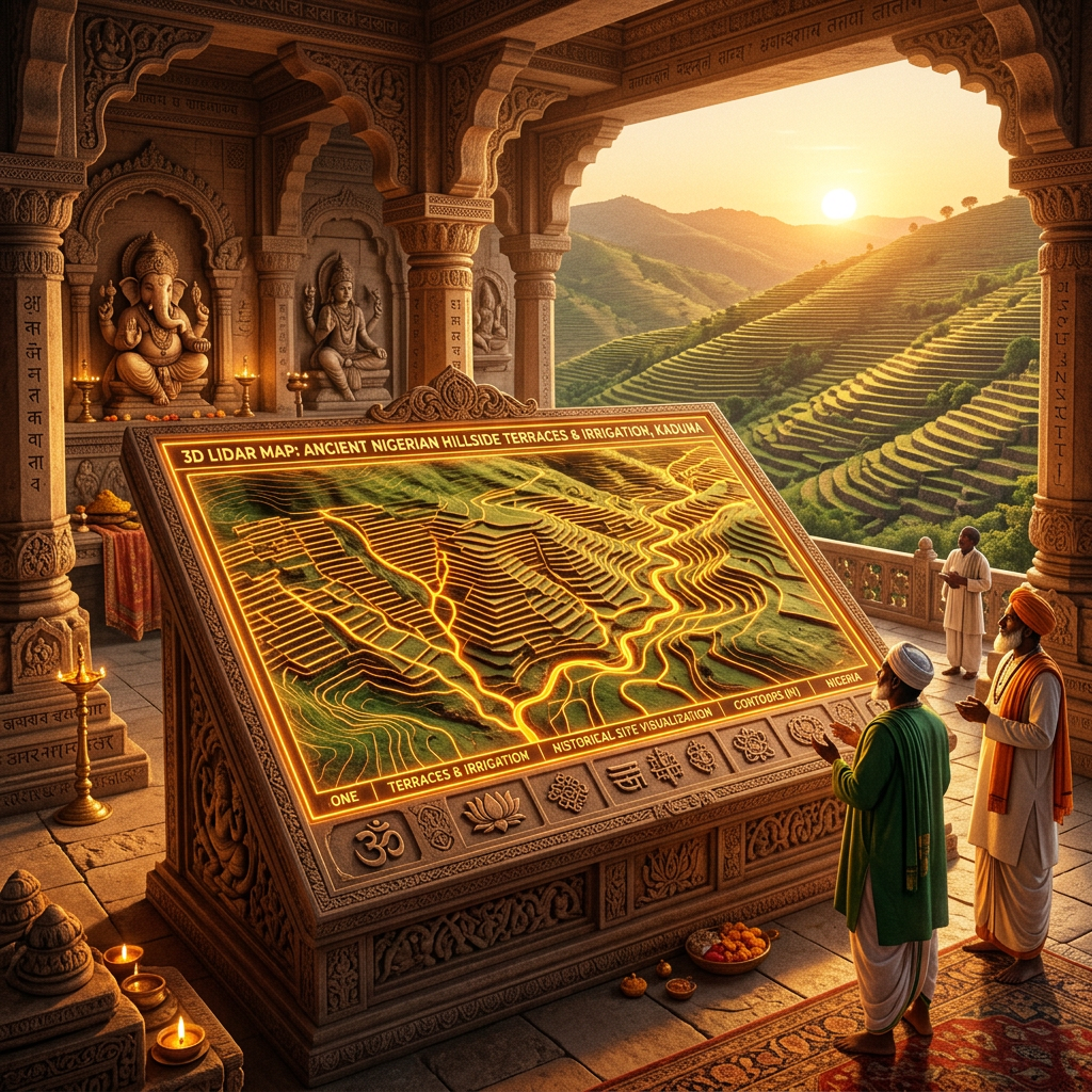 High-Resolution Lidar Identifies 'Invisible' Terraced Agriculture of the Nok Culture in Central Nigeria