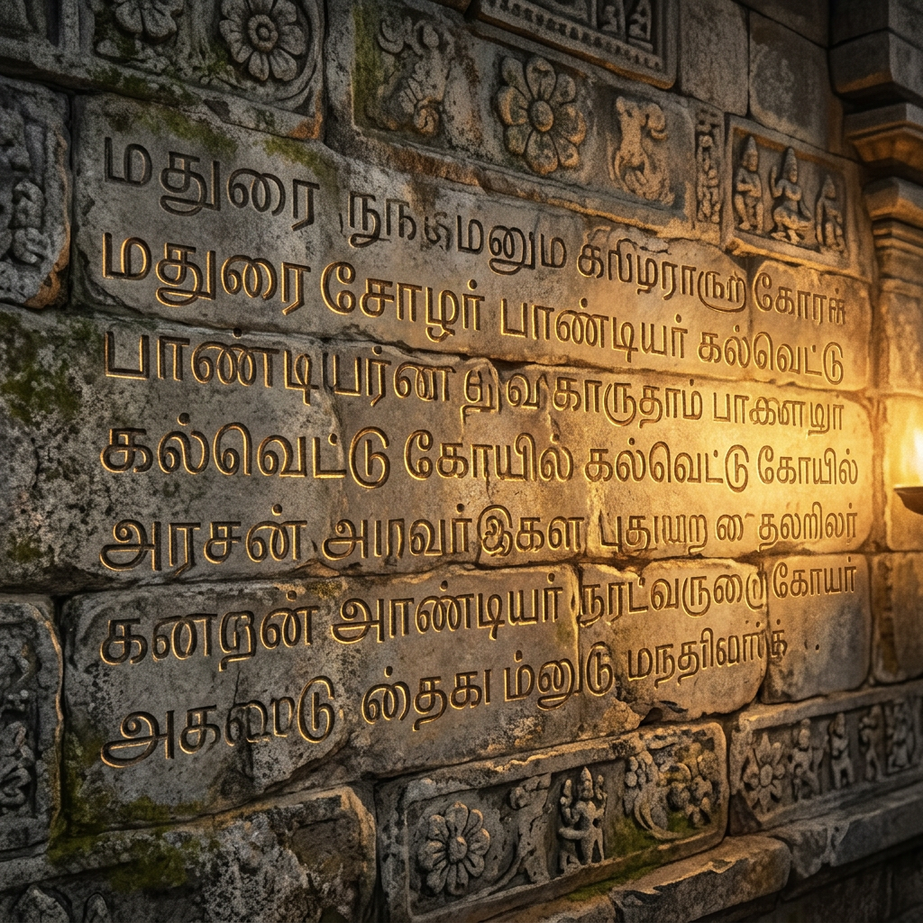 11th-Century 'Manigramam' Trade Guild Inscriptions Discovered During Restoration of Remote Chola-Era Temple in Pudukkottai