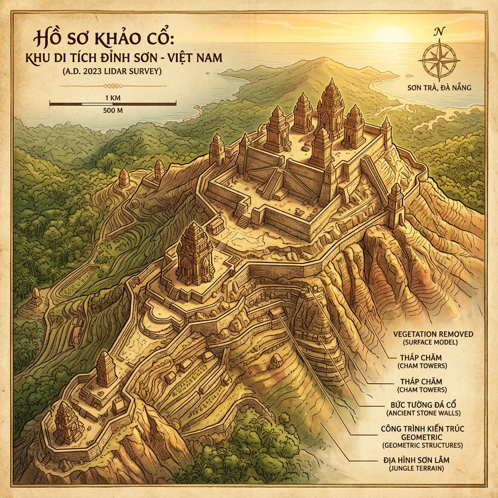 LiDAR Mapping in Northern Vietnam Unveils a Massive 1,000-Year-Old 'Dong Son' Defensive Network and Fortified Hilltop Settlements