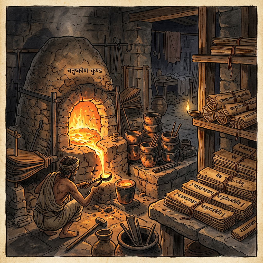 Analysis of 10th-Century 'Loha-Shastra' Manuscripts in Madhya Pradesh Details Early Sanskrit Protocols for the Synthesis of High-Purity Chromium-Bronze