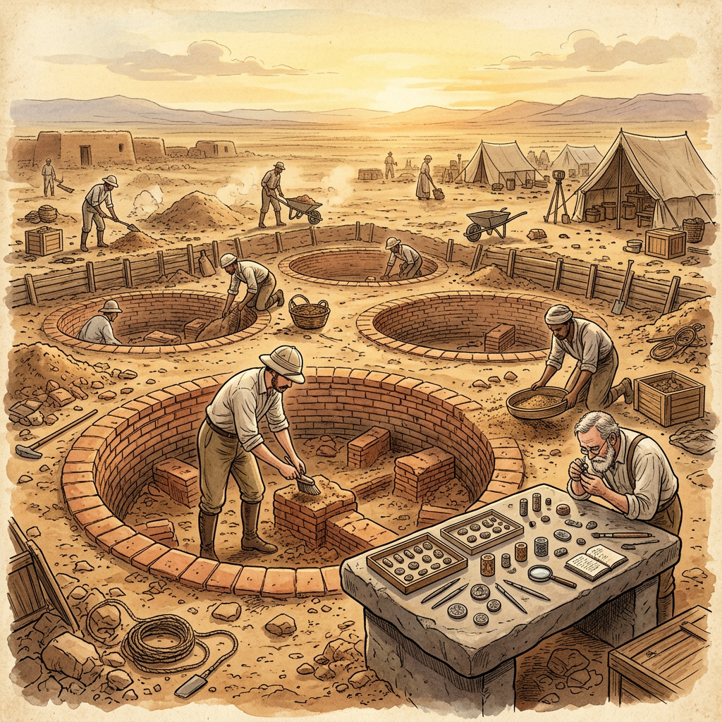 4,500-Year-Old 'Harappan Urban Mineral-Alkali Sourcing Center' and Standardized Ore-Sampling Pits Uncovered in Haryana