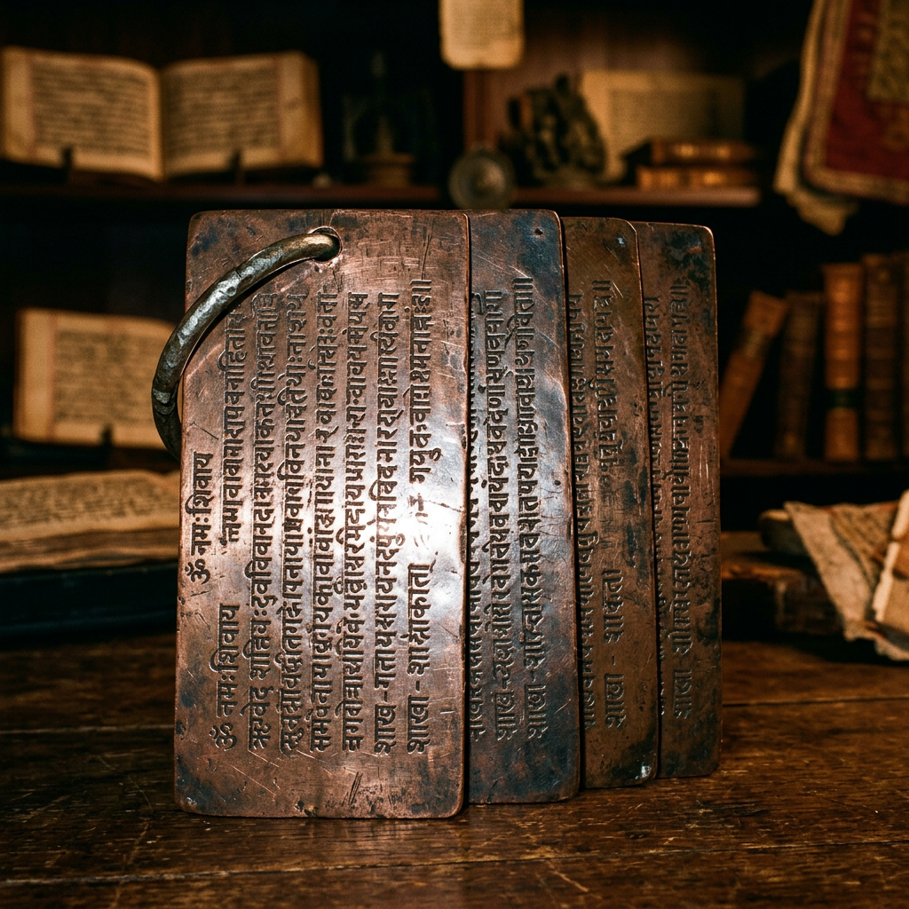 6th-Century 'Bhava-Advaita' Copper Plates Found in Vidarbha Reveal Early Non-Dualist Theories of Existence