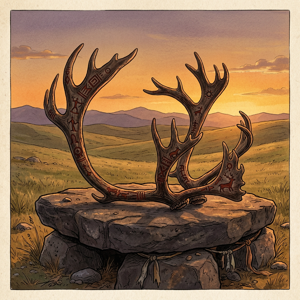 Discovery of 2,800-Year-Old 'Deer-Spirit' Antlers in Mongolia Points to Ancient Khövsgöl Autumn Festivals
