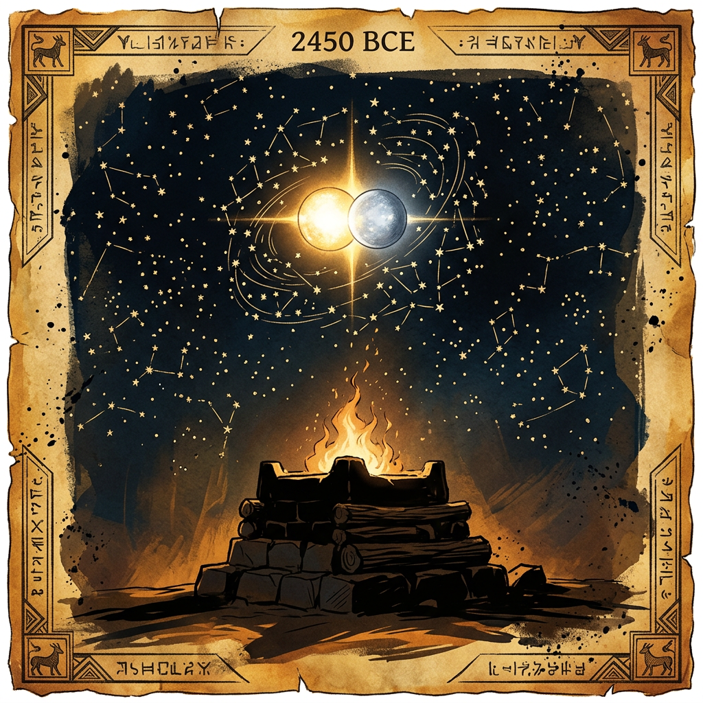 New Research Correlates 3rd Millennium BCE 'Rigvedic' Star Patterns to the Precise Observation of the Great Conjunction of Saturn and Mars in 2450 BCE