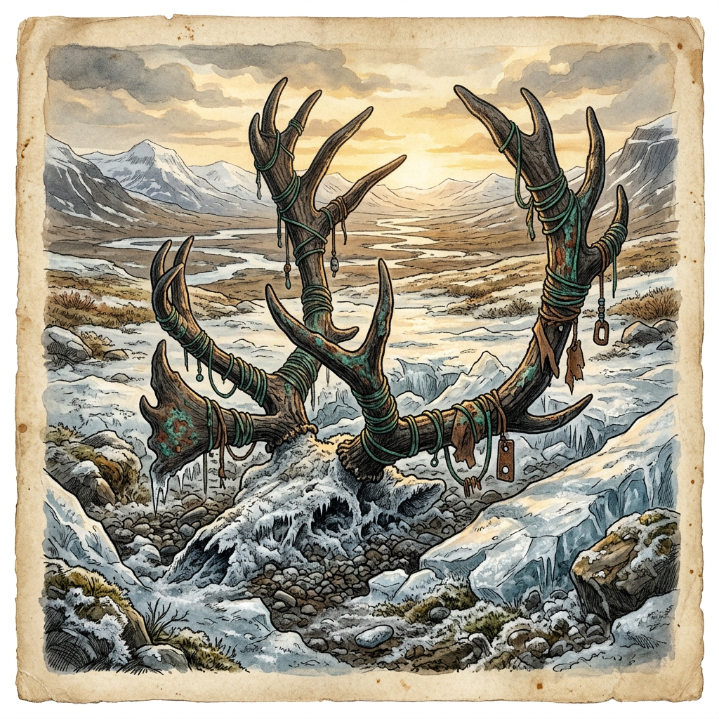 Discovery of 'Copper-Threaded' Reindeer Antlers in Siberia Points to 3,000-Year-Old Roots of Nomadic 'Spring-Awakening' Rituals