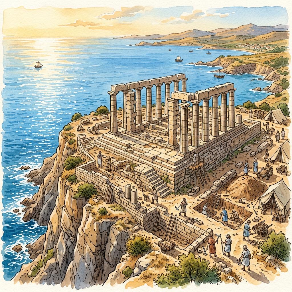 Discovery of a 2,500-Year-Old 'Etruscan Coastal Sanctuary' with Intact Bronze Offering Plates on the Island of Giglio