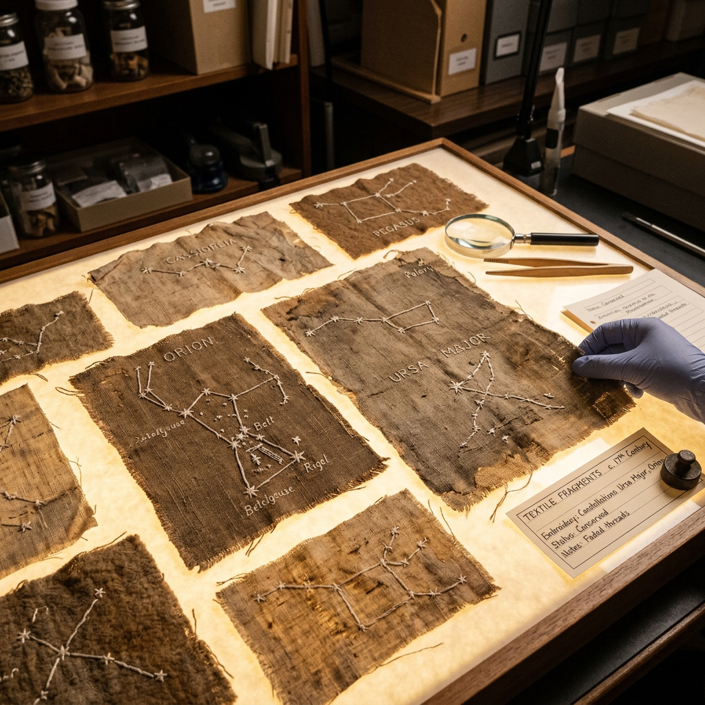 Rare 'Star-Stitched' Textile Fragments Discovered in Guatemalan Cave Point to Ancient Maya 'Festival of the Celestial Weavers'