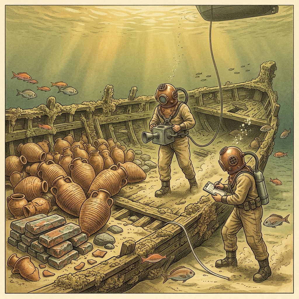 Submerged 3rd-Century BCE 'Ptolemaic-Indian' Trade Vessel Identified off the Andaman Sea with Cargo of Hematite and Spices