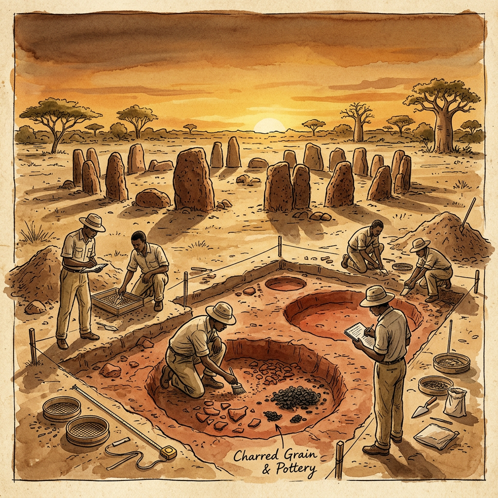 Ancient "Red-Clay" Offering Pits at Senegambian Stone Circles Reveal Origins of Sahelian Harvest Solstice Festivals