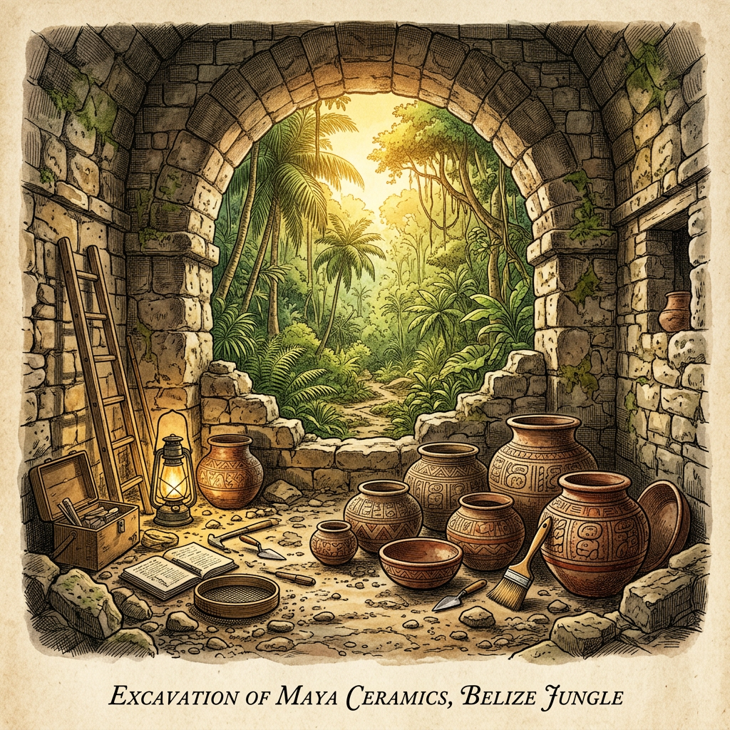 New Excavations in 'Xunan' Mayan Site in Belize Reveal a Dedicated Cacao Exchange and Intact Clay Storage Vats