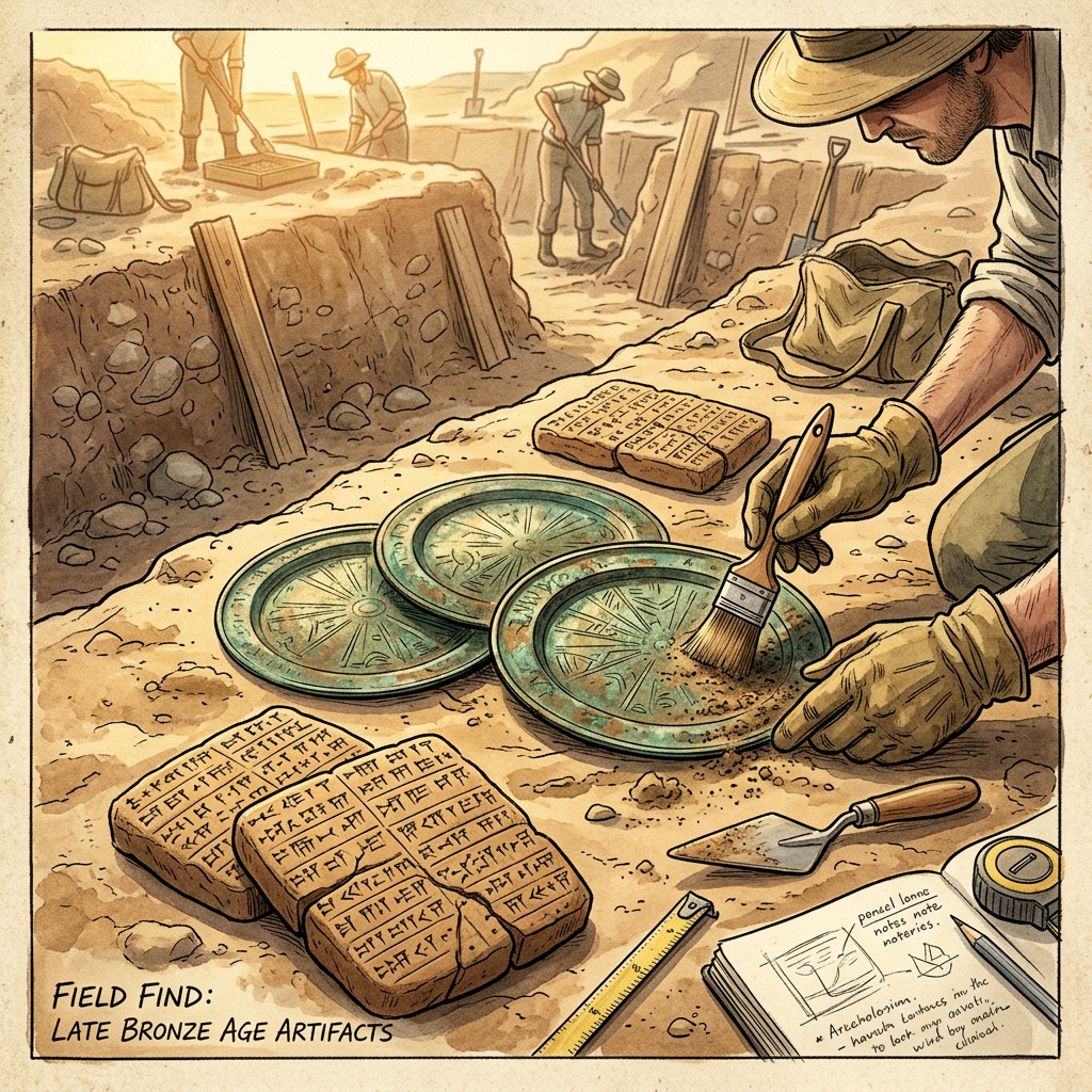 4,000-Year-Old Sumerian 'Solar-Tracking Archive' and Bronze Heliostat Templates Uncovered in Ancient Larsa