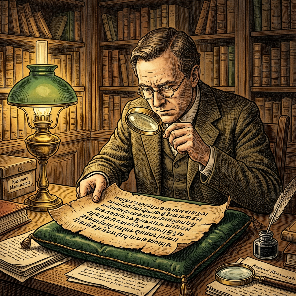 Rare 8th-Century 'Sharda' Script Commentary on the 'Yoga Vashistha' Identified in a Private Jammu Collection