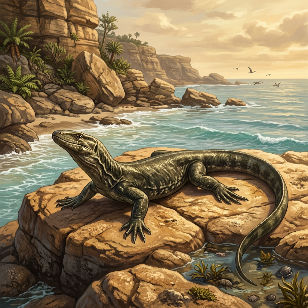 Fossil of a 80-Million-Year-Old 'Mosaloon'—A Transitional Semi-Aquatic Mosasaur Species Identified in New Zealand