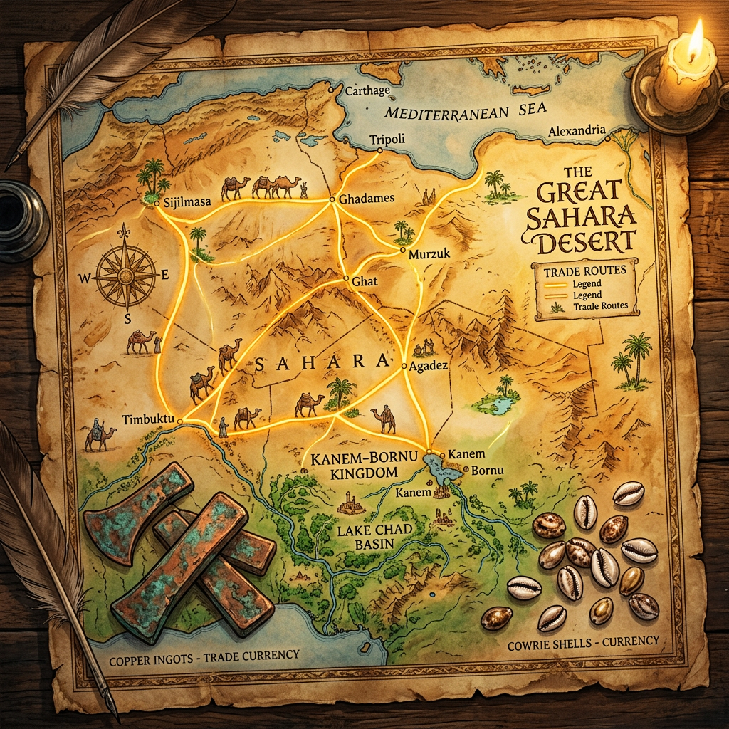 Researchers Identify the 'Cowrie and Copper' Route Linking the Lake Chad Basin to the Ancient Mediterranean