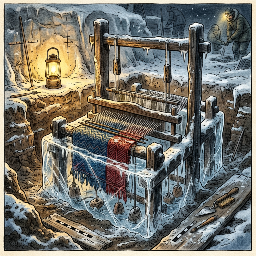 Discovery of a 3,000-Year-Old 'Iron-Age Weaving Hub' with Intact Indigo-Dyed Textiles in the Eastern Steppes of Mongolia