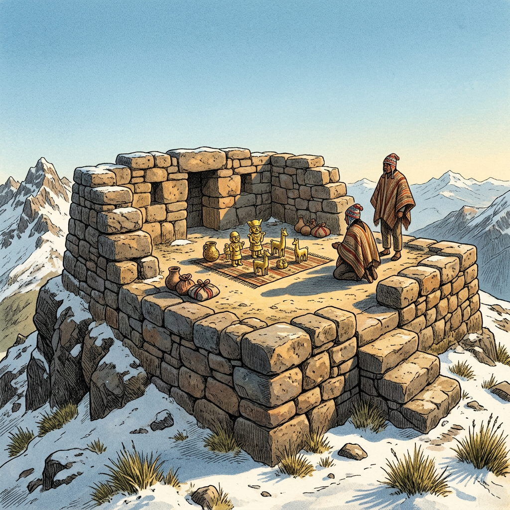 Excavation of High-Altitude 'Capacocha' Platform on Mount Ampato Reveals Precision of Inca Seasonal Sacrifices