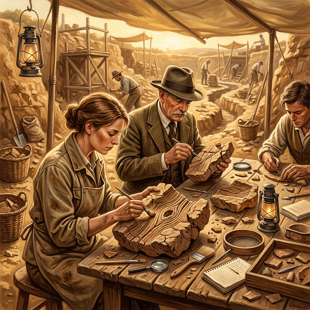 4,500-Year-Old 'Indus Valley Copper-Inlay Furniture Workshop' and Intact Wood Grain Impressions Found in Gujarat