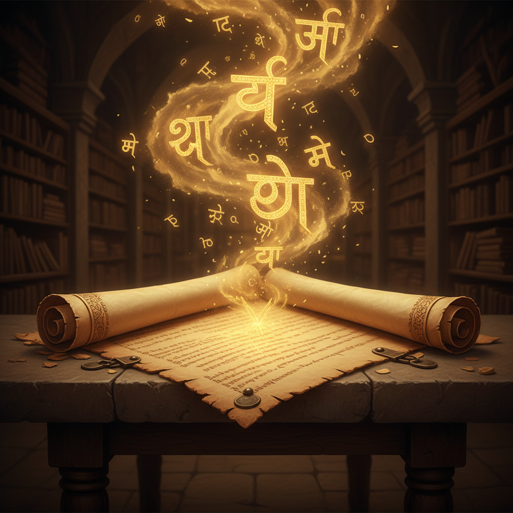 10th-Century 'Vakyartha-Deepa-Kaustubha' Manuscript Discovered in Coastal Andhra Explores the 'Metaphysics of Semantic Integrity'