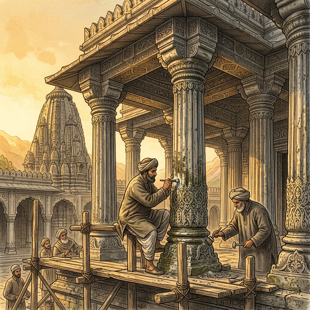 Restoration of 9th-Century Sugandesha Temple in Kashmir Navigates Preservation and Local Heritage Rights