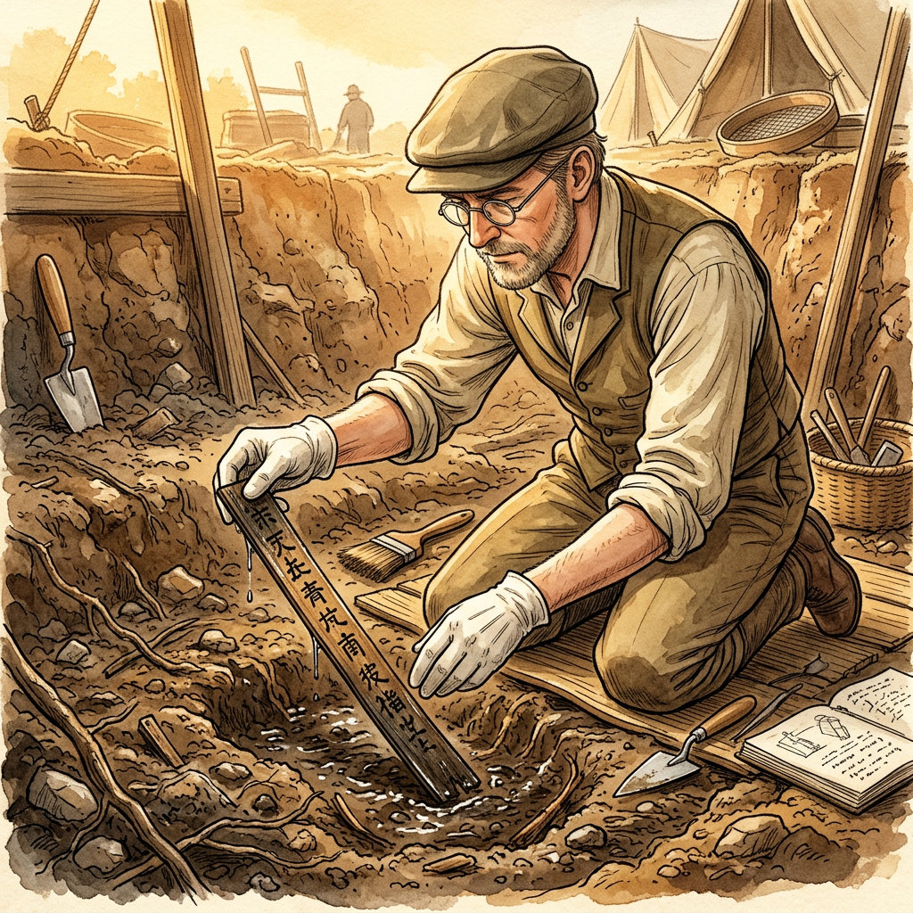 2,200-Year-Old 'Qin Dynasty Imperial Archive of Mountain and River Spirits' and Carbonized Wooden Slips Uncovered in Shaanxi