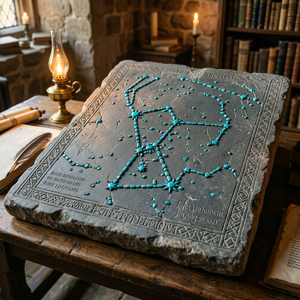 Discovery of "Turquoise-Mosaic" Star-Mapping Tables in Chaco Canyon Reveals Roots of 1,000-Year-Old "Great North" Pilgrimage Festivals