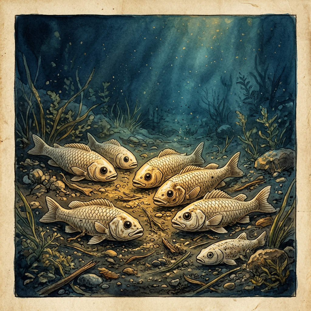 Underwater Discovery of "Obsidian-Eyed" Fish Figurines in Lake Baikal Points to Ancient "First-Ice" Shamanic Festivals