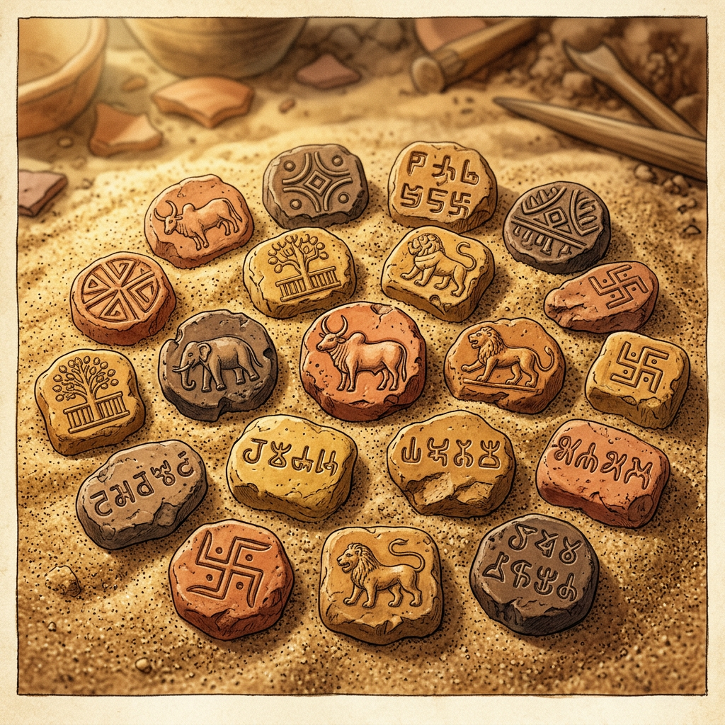 Discovery of 6th-Century BCE 'Vak-Niti' Clay Seals in the Ganges Basin Reveals Early Vedic Philosophy of Linguistic Integrity