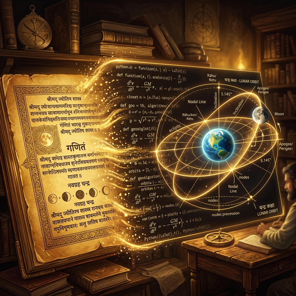 AI-Driven Analysis of 10th-Century 'Laghu-Manasa' Manuscripts Reveals Early Sanskrit Algorithms for High-Precision Lunar Longitude Calculations