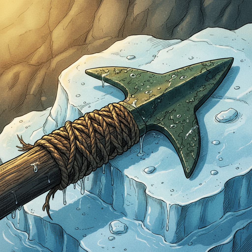 Retreating Glaciers in the Kluane High-Pass Reveal 4,500-Year-Old 'Southern Tutchone' Copper-Pointed Harpoons with Intact Hide-Lashing