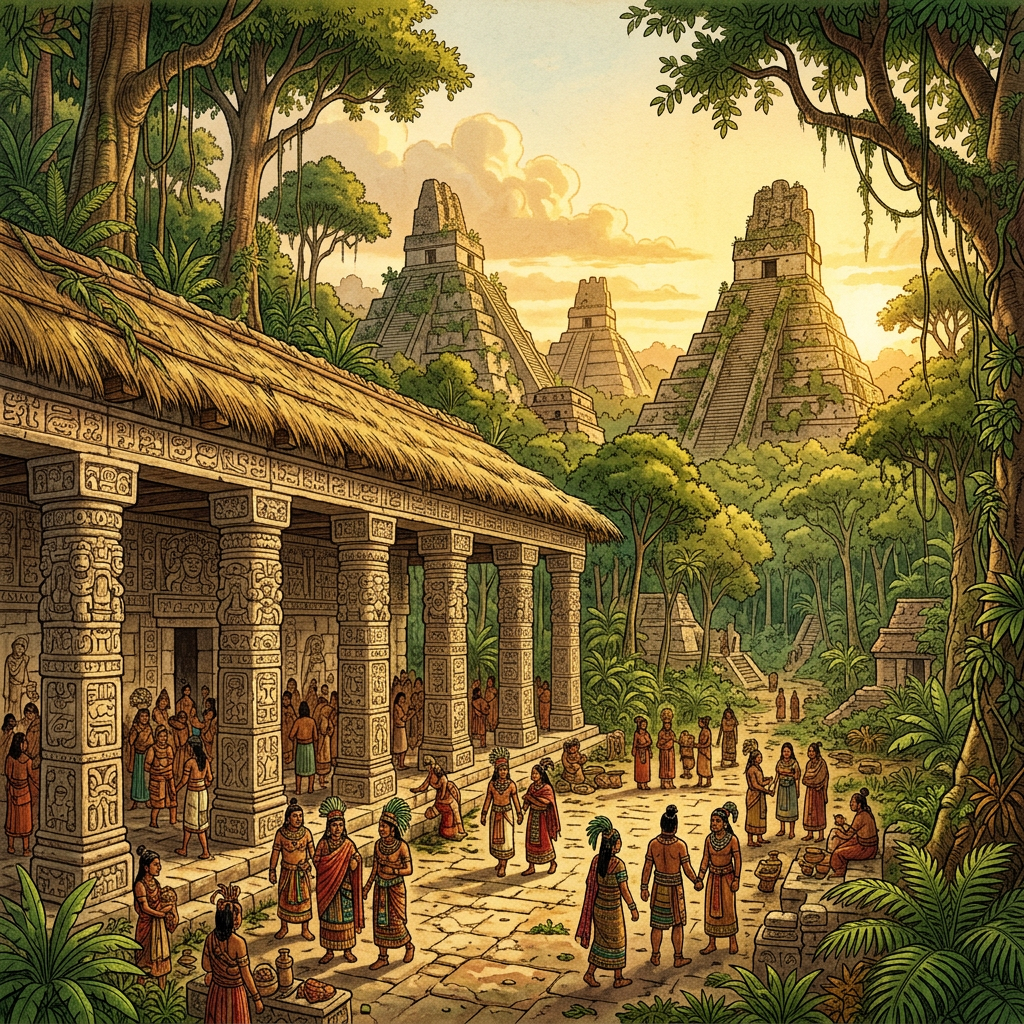 Excavation of Maya ‘Council House’ in Guatemala Suggests Open Political Rituals and Public Participation