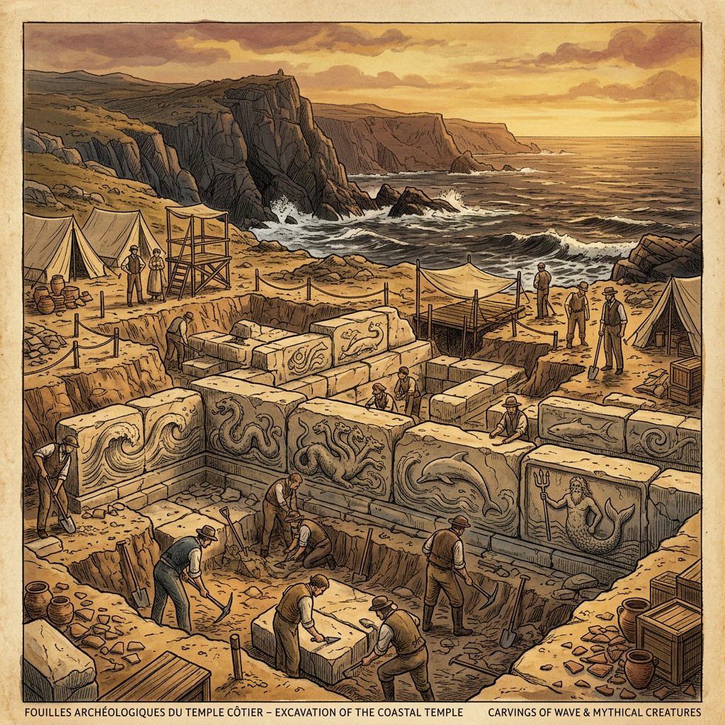 Ancient 7th-Century 'Maitraka' Dynasty Temple Dedicated to the River Goddess Ganga Uncovered in Coastal Saurashtra