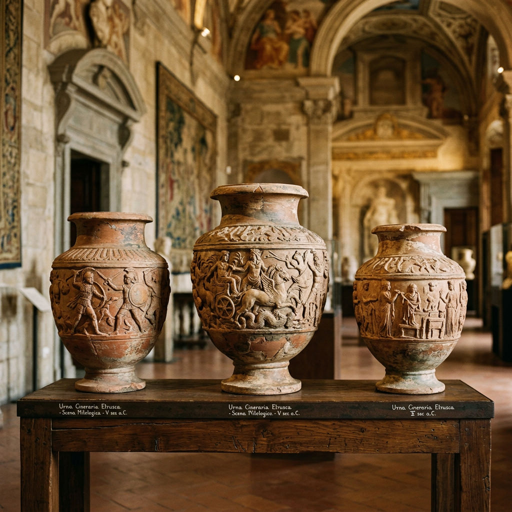 The Vatican Museums Finalize Restitution of Three 5th-Century BCE 'Etruscan' Funerary Urns to the Italian Ministry of Culture