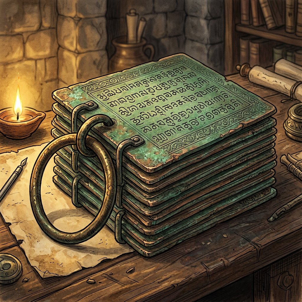 Scholars Identify 'Philosophy of Mutual Resonance' in Newly Deciphered 9th-Century Pallava Copper Plates