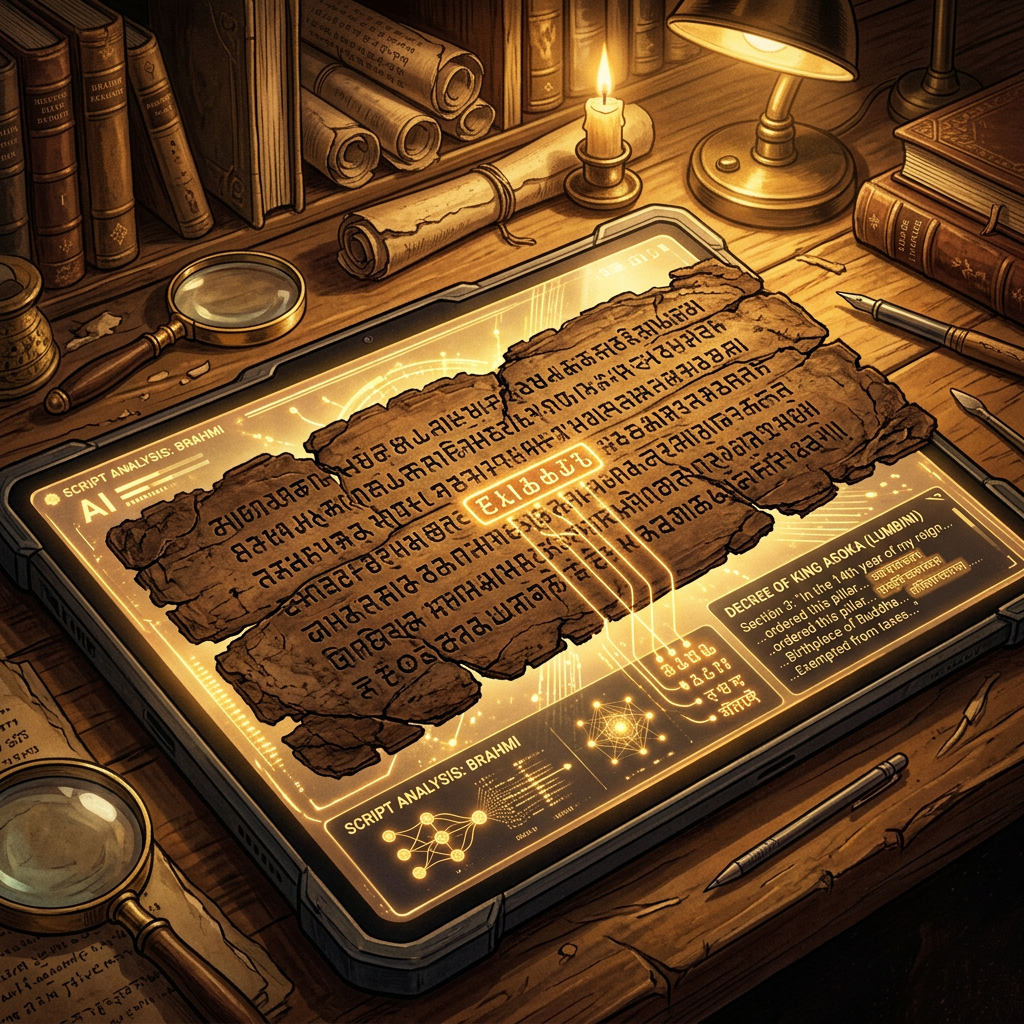 AI-Driven Decipherment of 6th-Century 'Late Brahmi' Manuscripts Found in Miran Reveals Lost Buddhist Medical Treatises