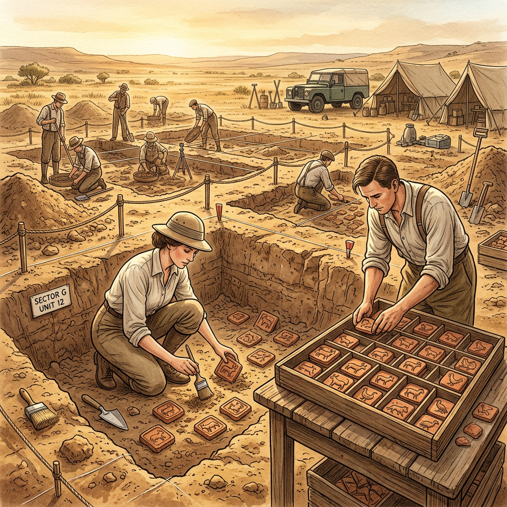 Discovery of a 4,500-Year-Old 'Indus Valley Terracotta Stamp-Making Workshop' at the New Site of Tigrana