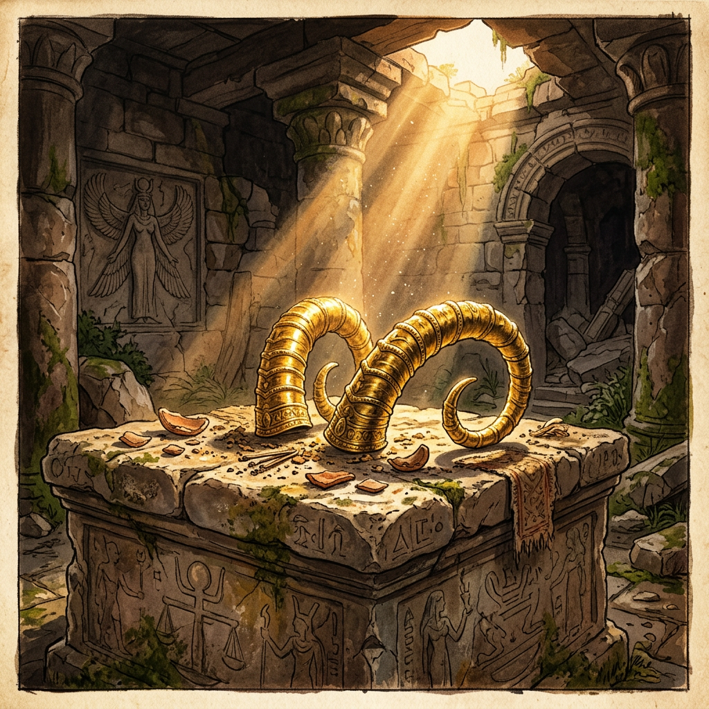 Archaeologists Uncover 2,400-Year-Old 'Temple of the Sacred Ibex' with Intact Golden Horn Votives in Ancient Lycia