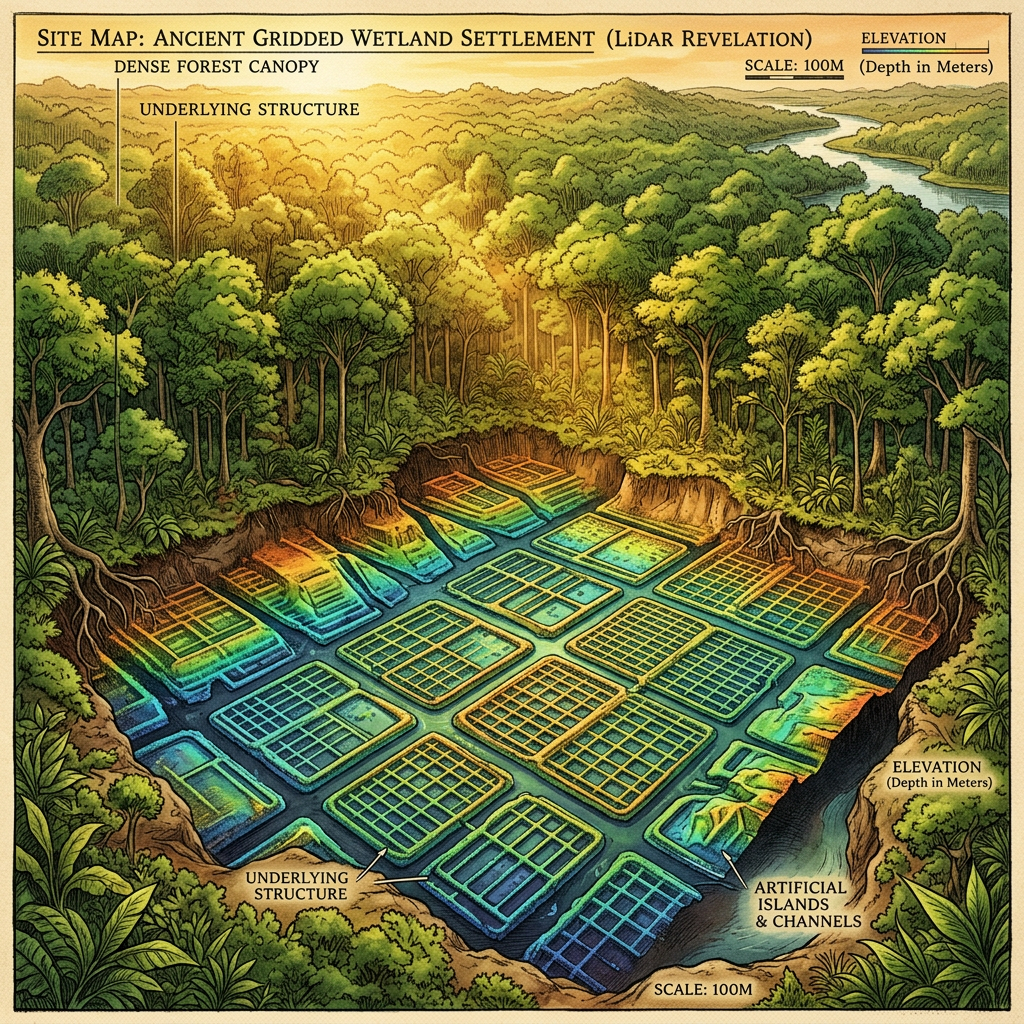 LiDAR Mapping Reveals 1,500-Year-Old 'Mayan Floating Market' and Canal Networks in the Usumacinta Basin