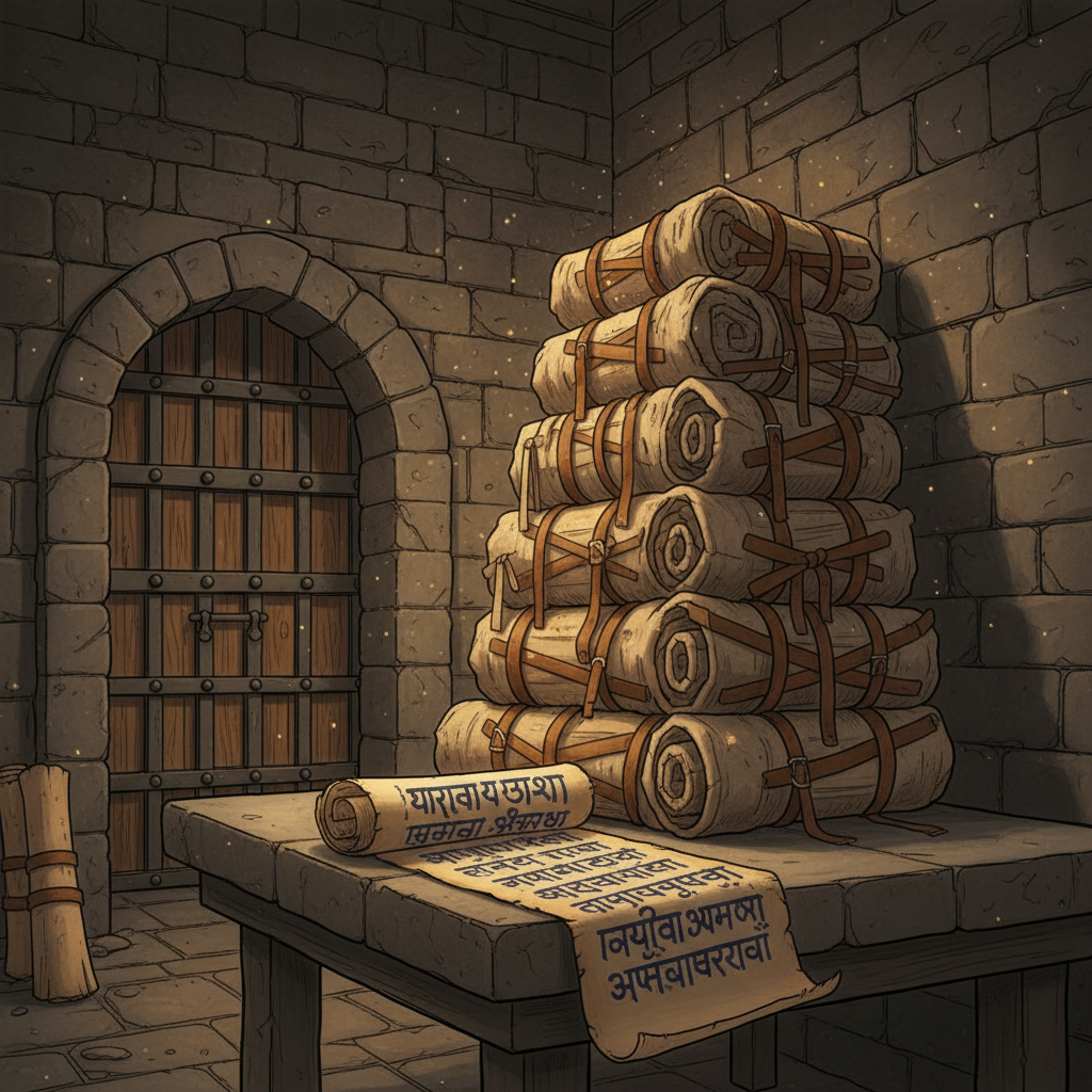 9th-Century 'Chetana-Sravanti' Scroll Found in a Remote Shravanabelagola Vault Explores the Metaphysics of Flowing Consciousness