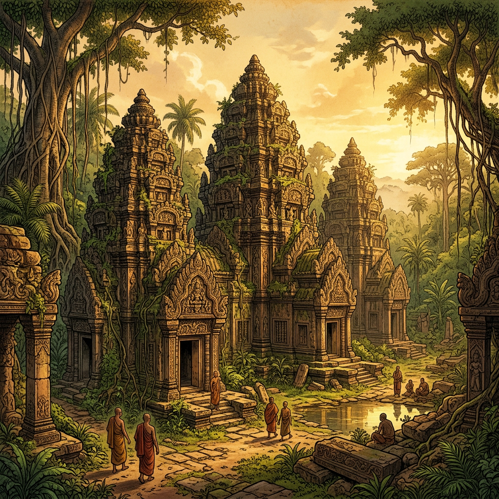 Rare 10th-Century Somavamsi Era Temple Ruins with Intact Panchayatana Layout Discovered in Rural Deogarh, Odisha