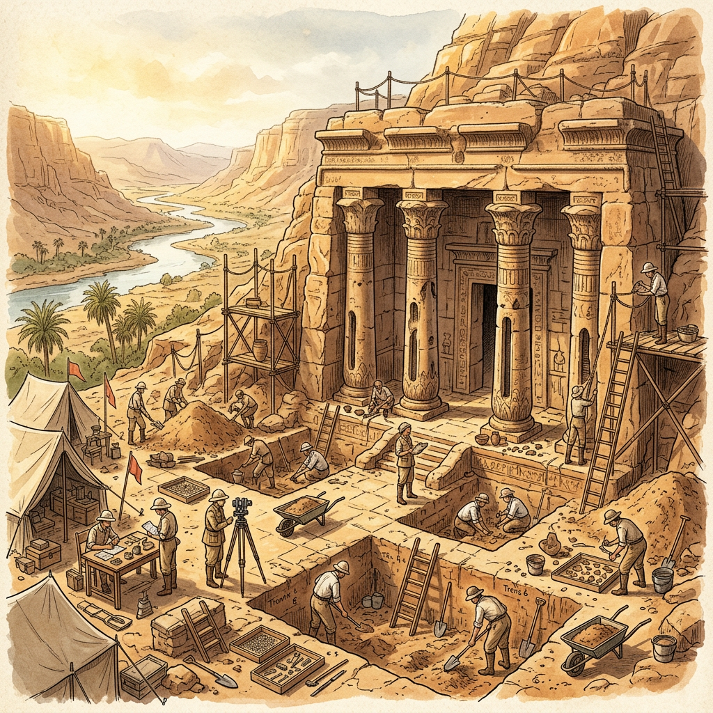 Significant 7th-Century 'Vengi Chalukya' Temple with Unique 'Wind-Tunnel' Acoustic Vents Discovered in Andhra Pradesh