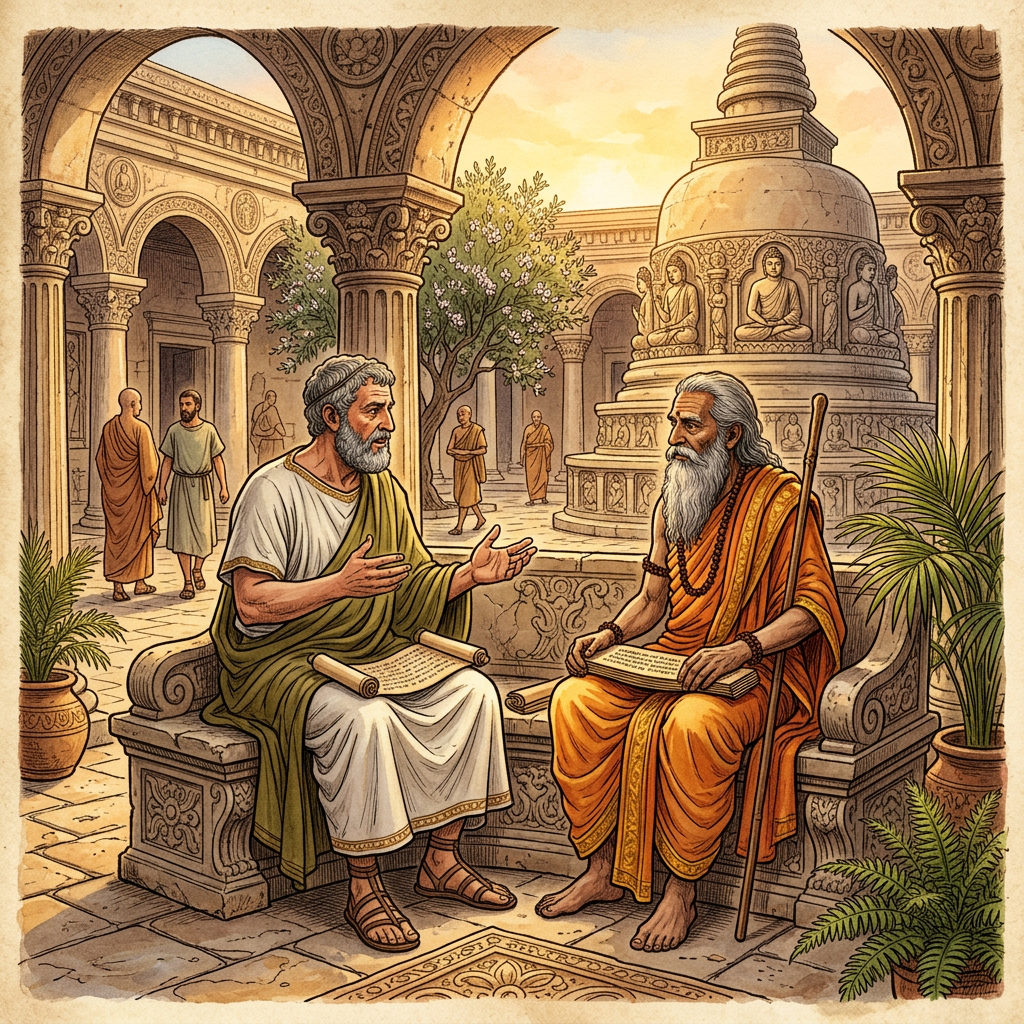 3rd-Century BCE 'Gandharan-Socratic' Dialogue Fragments Found in Termez Reveal a Synthesis of 'Virtue and Dharma'