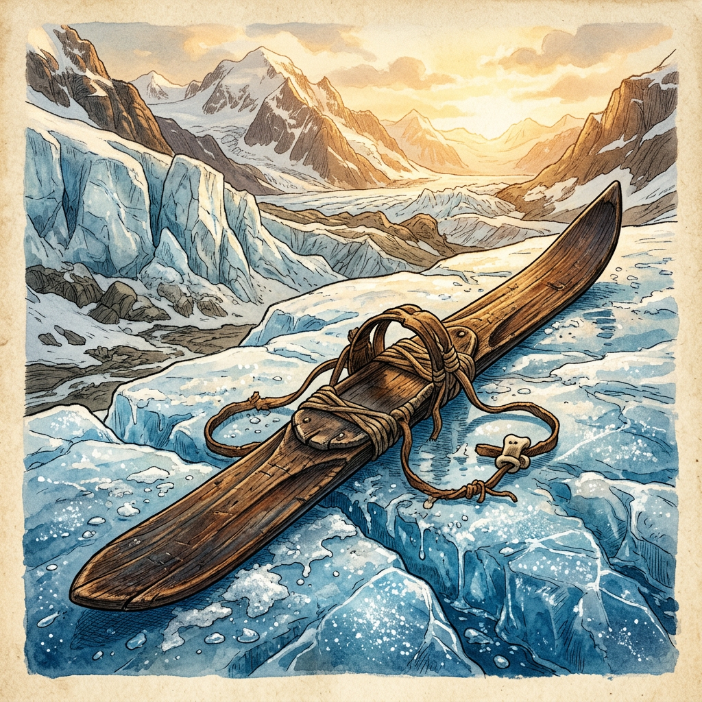 Climate Archaeology: Thawing Glaciers in the Scandinavian Highlands Reveal 2,500-Year-Old Iron Age 'Ski' and Hunting Kits