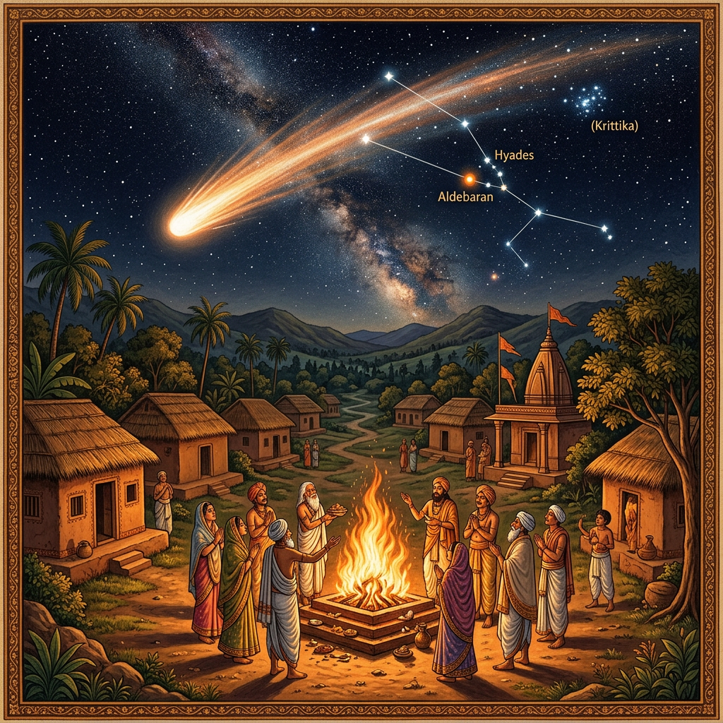 New Computational Study Correlates 'Yajurvedic' Star Descriptions to the Precise Observation of the Long-Period Comet C/2450 BCE in the Constellation of Rohini